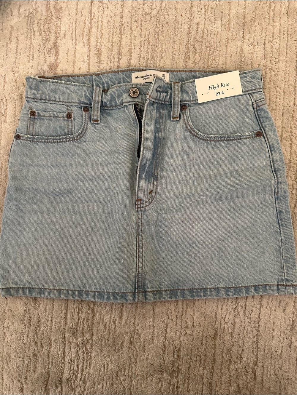 Abercrombie Jean Mini Skirt - Picture 2 of 4